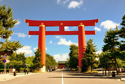 Giant Torii Gate, Heian-jingū Shrine, Kyoto