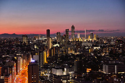 Citiscape of Ikebukuro at dusk (© 7maru - Fotolia.com)