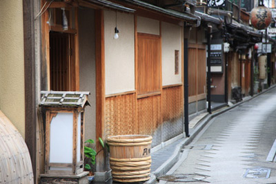 Geisha houses on Pontocho Alley, Kyoto