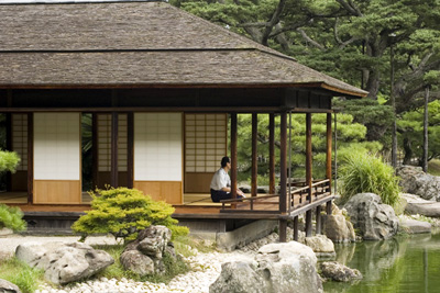 Teahouse, Ritsurin-koen Garden, Takamatsu (&copy; Wa-pedia.com)